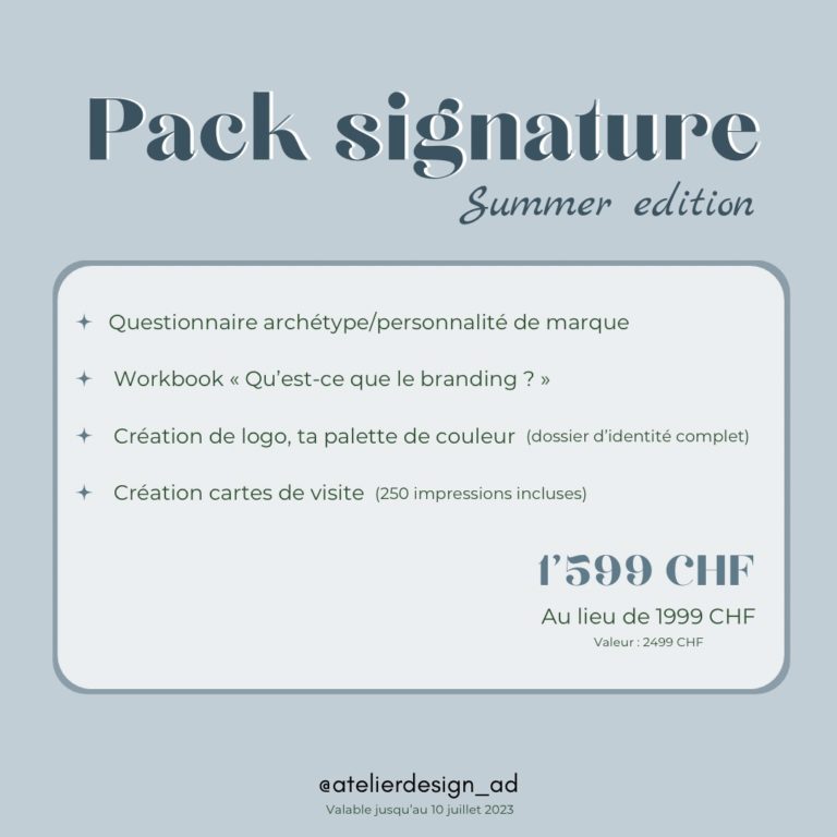 Pack signature