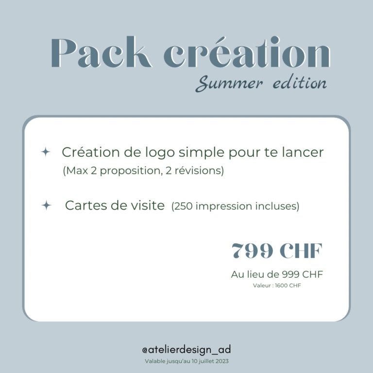 Pack création